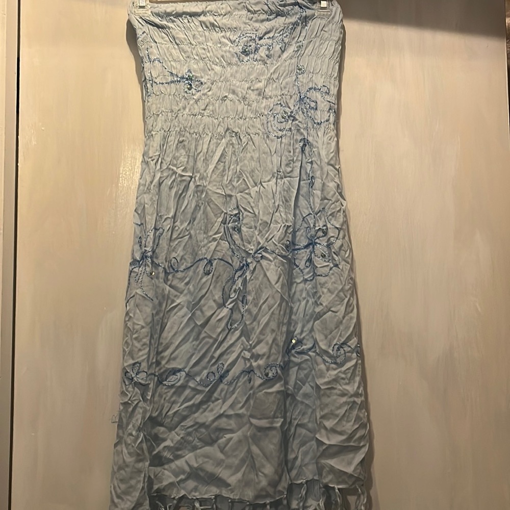 Light blue coverup